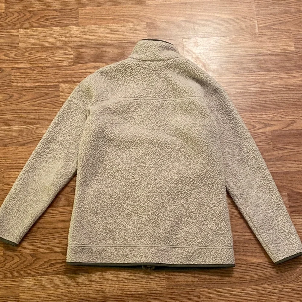 Eddie Bauer Women’s Quest 300 Fleece Jacket Olive/Cream Women’s Size Small - Picture 5 of 5